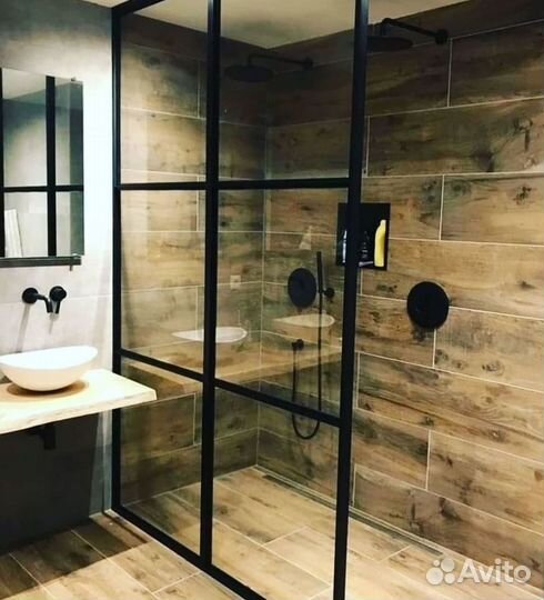 Душевая перегородка из стекла для душа