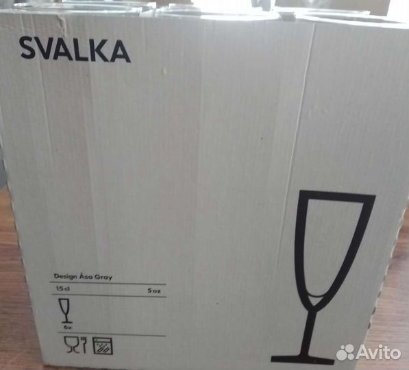 Бокалы IKEA Svalka