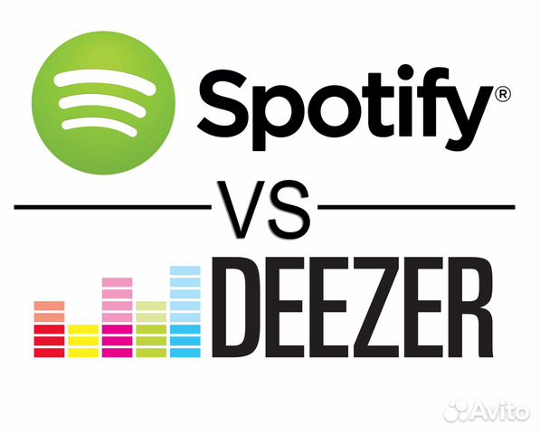 Deezer Spotify подписки 6-12 месяцев