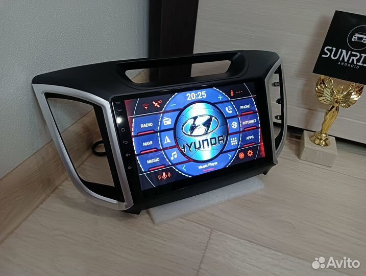 Магнитола андроид Hyundai Creta IX25 2/32 IPS GPS
