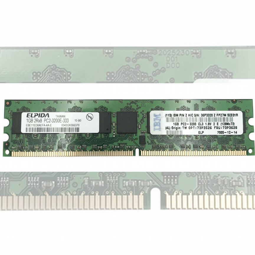 [73P3628] Оперативная Память Ibm 36p3320 Ddr2 1gb 73p3628
