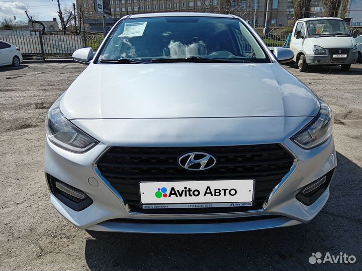 Hyundai Solaris 1.4 МТ, 2018, 158 500 км