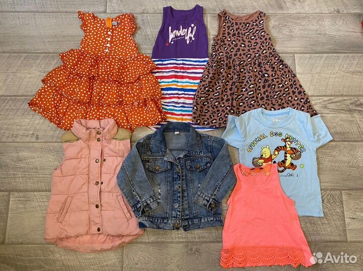 Пакет одежды на девочку 104 110