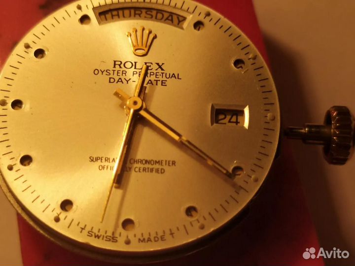 Rolex Day Date запчасть механизм с циферблатом