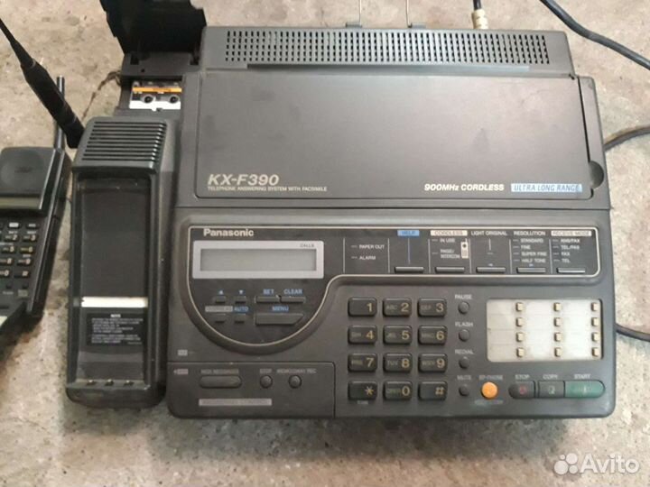 Радио телефон диктофон факс panasonic KX-F390