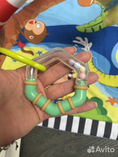 Развивающий коврик +круг для купания