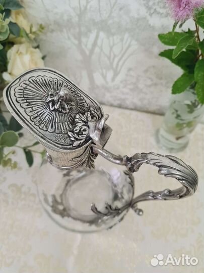 Кувшин/графин стекло в металле