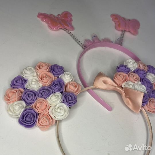 Ободок с цветами