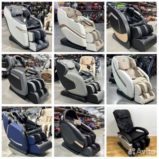 Массажные кресла новые с SL кареткой от производителя