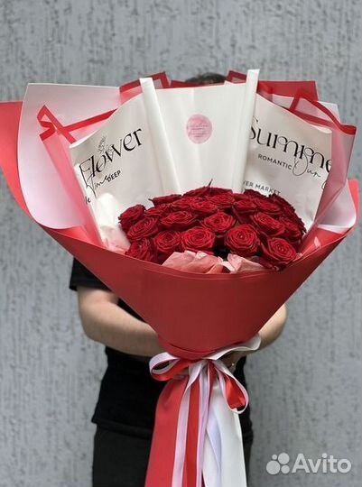 Большие букеты роз с доставкой