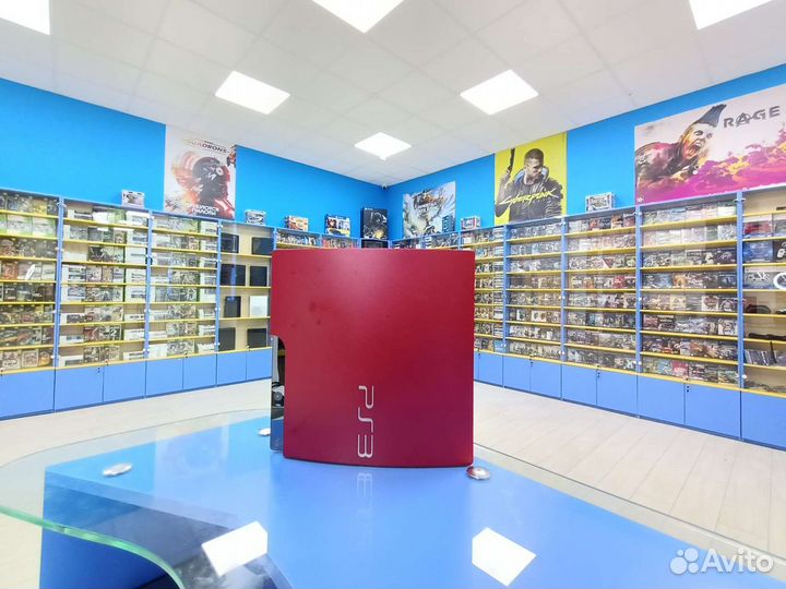 Игровая приставка ps3 slim 250red