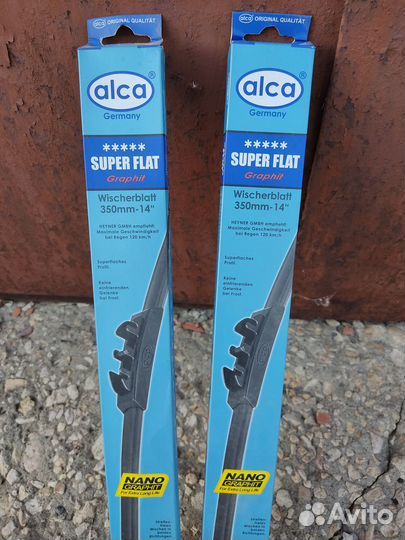 Щетки стеклоочистителя alca (бескаркасные)