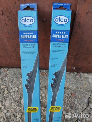 Щетки стеклоочистителя alca (бескаркасные)