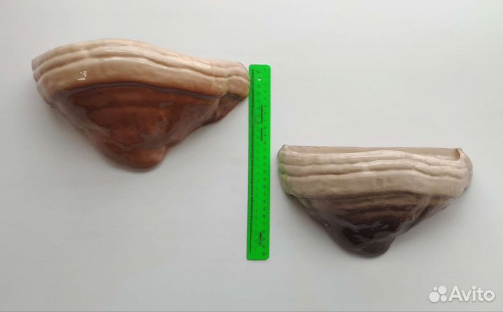 Кашпо для цветов настенное, керамика