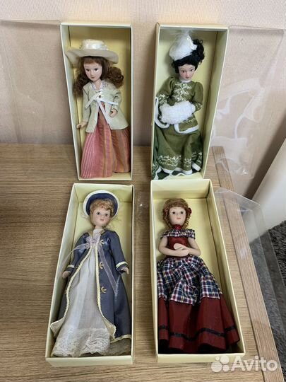 Фарфоровые куклы дамы эпохи