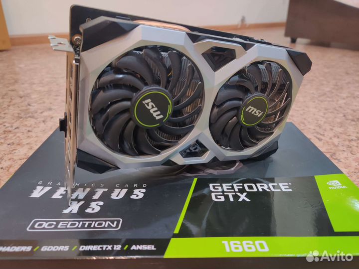 Видеокарта MSI GTX 1660 6Gb