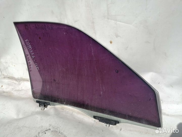 Стекло боковое переднее левое Toyota Corolla 110