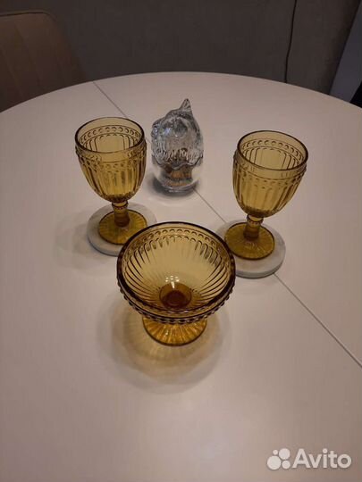 Бокалы цветное стекло