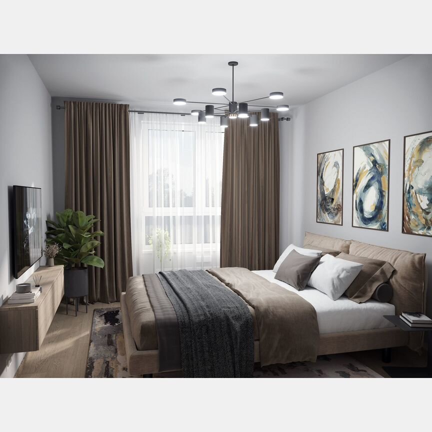2-к. квартира, 55,7 м², 6/12 эт.