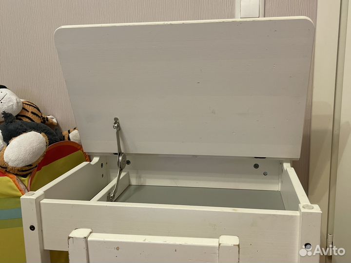 Стол с откидной крышкой с ящиком и стул икеа