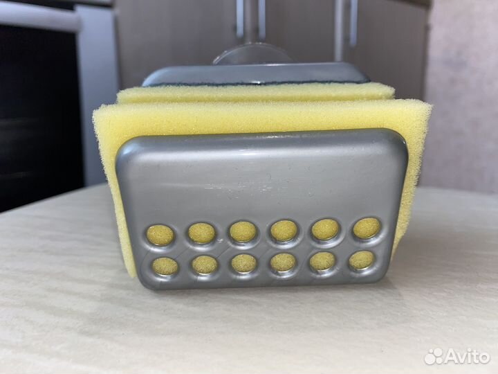 Подставка для губки на присоске пластик новая