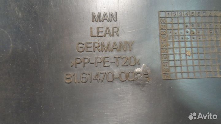 Кожух рулевой колонки нижний б/у MAN TGA18.440 M 4