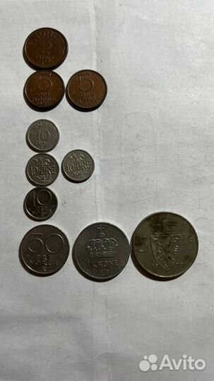 Монеты Норвегия старые
