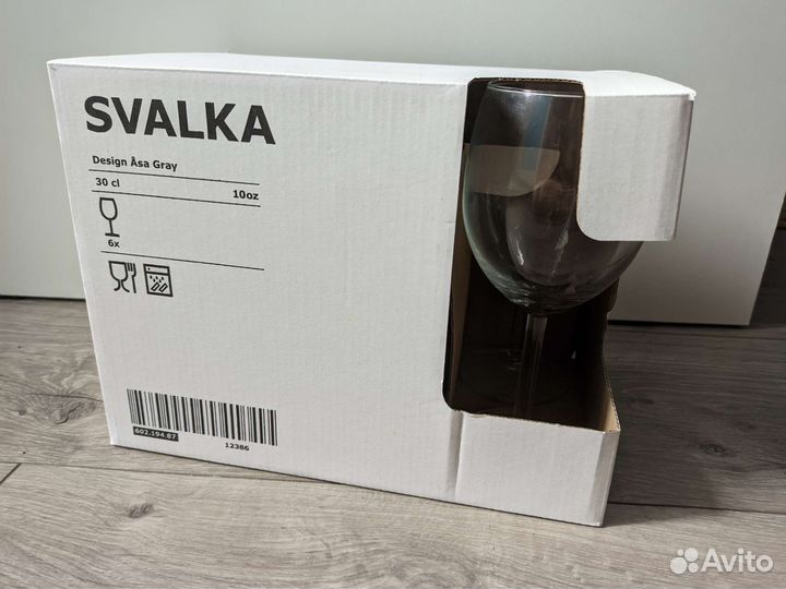 Новые бокалы Свальк (Svalka) Икея