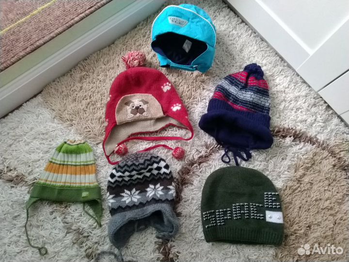 Шапки на мальчика на 1-4года