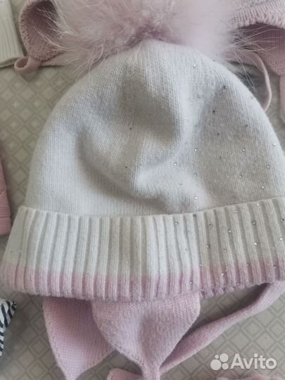 Шапки пакетом на девочку