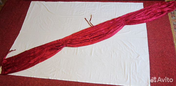 Шторы с ламбрекеном и штора-занавес