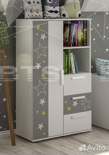 Шкаф шк-10 трио звезды