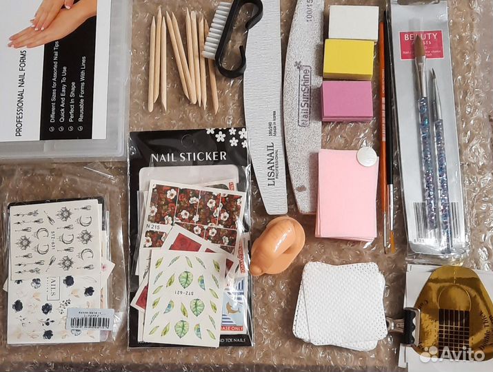 Набор для наращивания ногтей бу