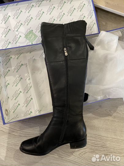 Сапоги женские натуральная кожа 40