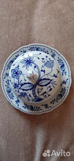 Масленка гжель ГДР новая