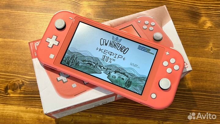 Новая Прошитая Nintendo Switch Lite 64gb