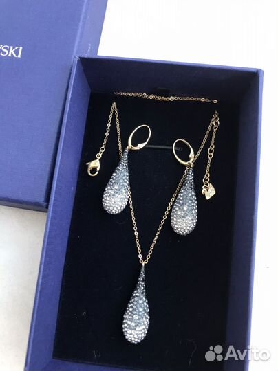 Серьги Swarovski оригинал серьги Капля