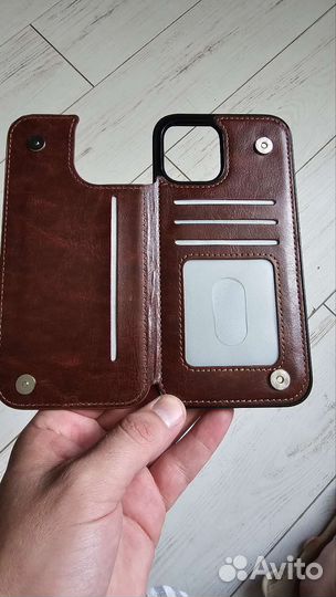 Чехол на iPhone 12 pro max кожа