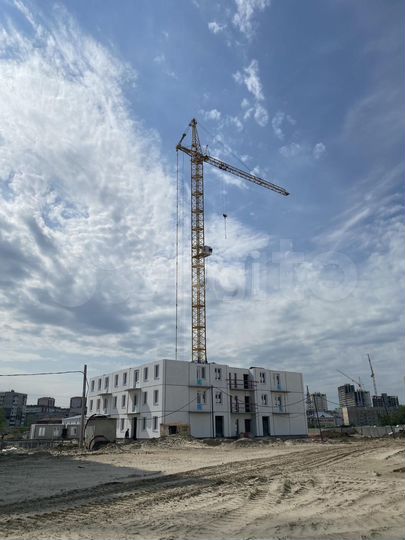 2-к. квартира, 53,3 м², 1/16 эт.