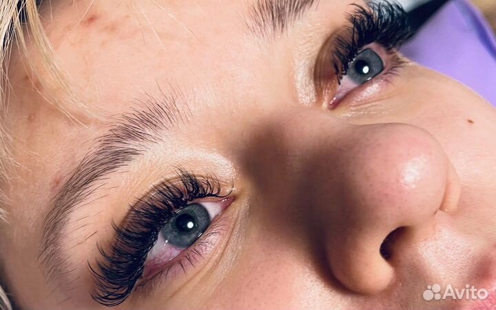 Наращивание ресниц на дому