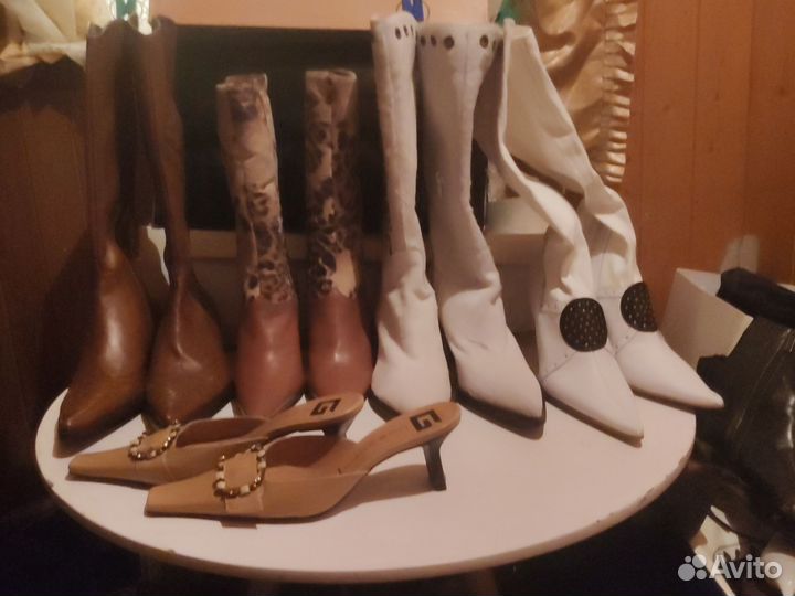 Сапоги женские натуральная кожа