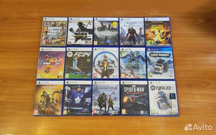 Игры PS5: FIFA 24, Mortal Kombat 1, NBA 2K24 FC 24