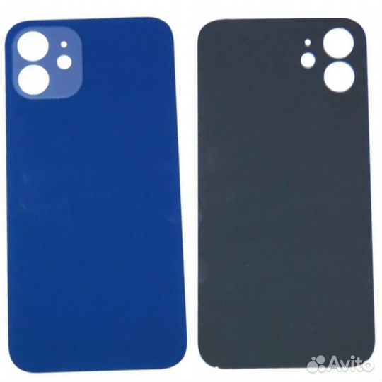 Задняя крышка Apple iPhone 12 Син. (стекло