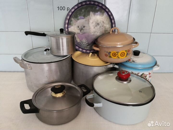 Кастрюли Сковороды Ковш Б/У