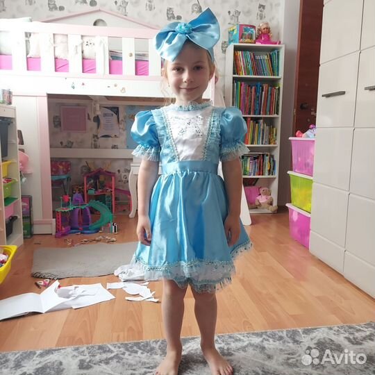 Костюм карнавальный мальвины 110р