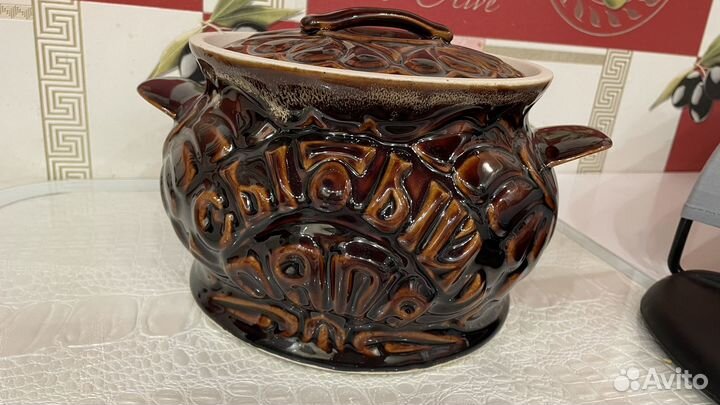 Горшок керамический (утятница)