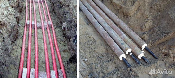 Прокладка кабеля в земле. Монтаж муфт