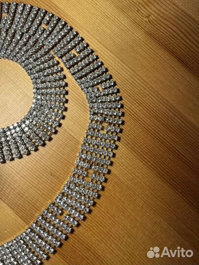 Ремень со стразами