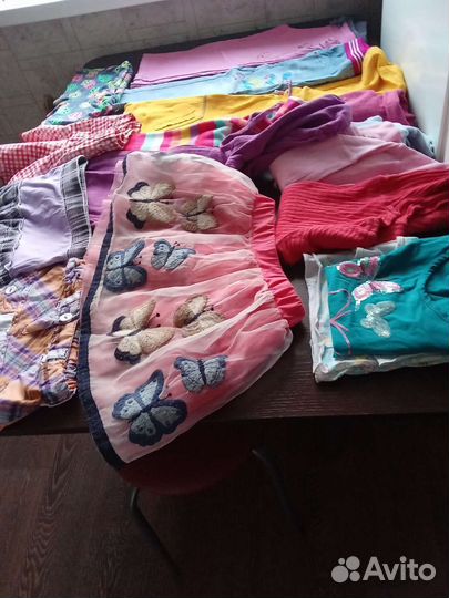 Детские вещи пакетами на девочку 116