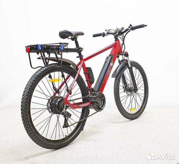 Электровелосипед GreenCamel Мустанг красный